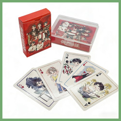 原创十个勤天Q版人物文创扑克牌纪念收藏礼品家禾同担聚会好物