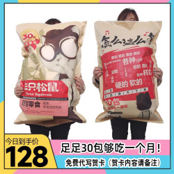 三只松鼠 零食大礼包送生日礼物送女友男友坚果食品礼品盒整箱
