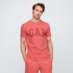 Gap 男女装夏季款纯棉印花logo圆领修身短袖T恤美版856659