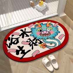 软硅藻泥地垫吸水防滑垫浴室门口速干脚垫家用耐脏卫生间门垫