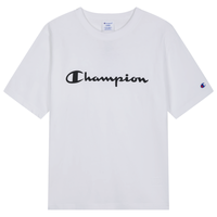 Champion 【品牌】短袖女男女同款休闲草写logo印花短袖T恤
