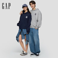 Gap 秋季胶印套头连帽衫（男女同款）