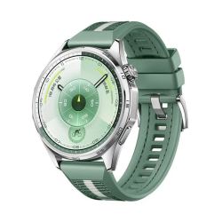 华为 WATCH GT 6 46mm 智能手表 原野绿编织表带