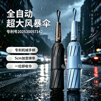 珺北 全自动防暴雨抗风折叠晴雨伞  流星蓝