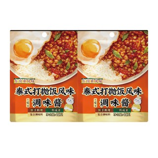 88VIP：日食记 泰式打抛饭风味调味酱泰国菜罗勒叶炒肉酱猪肉饭调料料包45g*2包