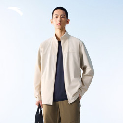 安踏 轻软壳丨冰丝防晒衣男夏季新款轻薄立领防紫外线外套运动