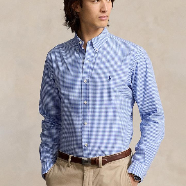 RALPH LAUREN 男士格纹衬衫 二色可选 XL/2XL