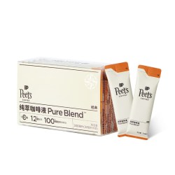 皮爷咖啡 Peets皮爷纯萃咖啡液0糖0脂美式拿铁速溶冷萃黑咖啡