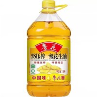 鲁花 花生油5S压榨一级5L桶装餐饮炒菜商用物理植物食用油家用