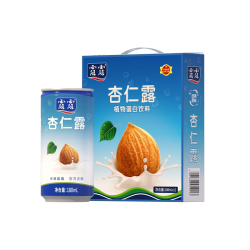 露露 杏仁露经典原味罐装饮料杏仁植物蛋白整箱装310ml*15罐送礼