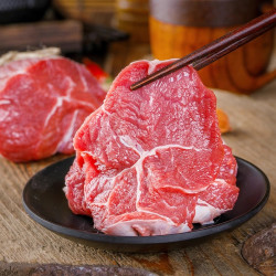 嘻味季 原切牛腱子金钱腱4斤 进口安格斯谷饲牛肉新鲜现杀冷冻牛腱子肉