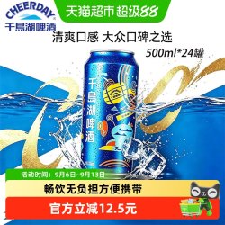 千岛湖啤酒 乐享醉美时光 啤酒 500ml*24听