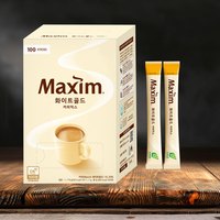 移动端：Maxim 白金麦馨咖啡Maxim低因咖啡三合一韩国拿铁速溶咖啡100条礼盒装