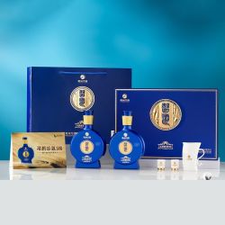 习酒窖藏感恩98礼盒53度酱香型白酒500ml*2瓶单盒礼盒盒装