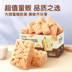 三只松鼠 全蛋和面 鸡蛋味沙琪玛 500g