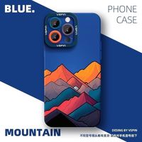 C 【裸机手感】彩色山 iPhone6-17系列苹果手机壳