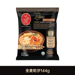百胜厨 新加坡Primataste百胜厨叻沙风味全麦非油炸蒸拉面144g