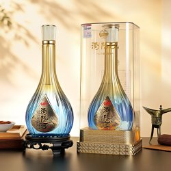 瀏陽河 浏阳河酒古酿蓝钻52度浓香型白酒500ML*6瓶整箱C