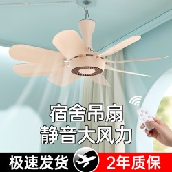 数家珍 小吊扇小型迷你微风宿舍蚊帐床上挂式音轻电风扇家用音静大风力