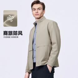 杉杉 立领防风夹克男2026春秋季休闲通勤商务茄克外套
