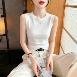 爱黛 洋气高级感百搭打底衫女内搭修身背心无袖上衣可外穿