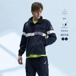 NAUTICA 男装秋冬舒适透气藏帽薄外套夹克JS2196