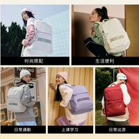 斯凯奇 男女时尚双肩背包学生背包大容量旅行电脑包