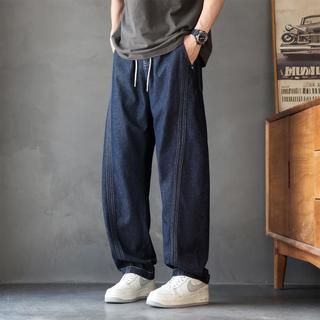 I.T CHOCOOLATE 男士宽松弯刀抽绳牛仔裤