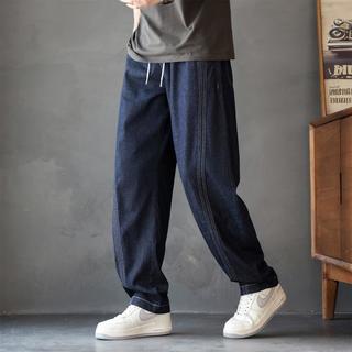 I.T CHOCOOLATE 男士宽松弯刀抽绳牛仔裤