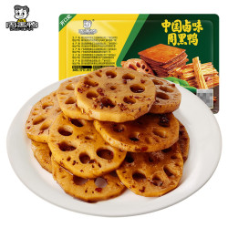 周黑鸭 锁鲜星享盒装 麻辣新鲜卤甜辣莲藕180g/盒
