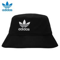 adidas 三叶草 透气舒适遮阳帽男女同款运动帽户外休闲渔夫帽