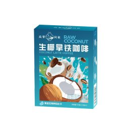 高黎问候 生椰拿铁/卡布奇诺 速溶咖啡 7条 105g/盒
