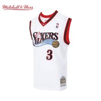 Mitchell&Ness 76人艾佛森00-01赛季NBA官方MN复刻3号球衣SW球迷版