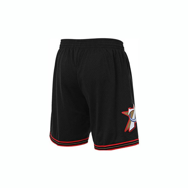 Mitchell&Ness MN76人00-01赛季客场球裤美式复古舒适透气运动短裤球迷版男NBA