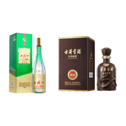 古井贡酒 献礼+西凤酒1964 白酒套装