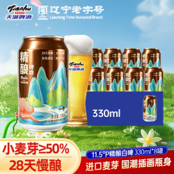 天湖啤酒 浑浊型 小麦啤酒  听装