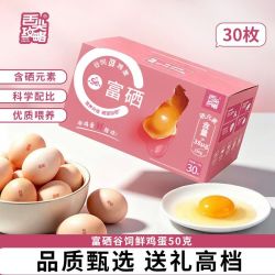 舌尖攻略 富硒鲜鸡蛋 30枚