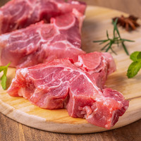 龙大 肉食 免切猪脊骨块2斤