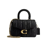 COACH 时尚女士皮质单肩斜挎手提包手提袋斜挎包