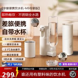 华督 不锈钢便携式即热式饮水机迷你家用小型净直饮旅行烧水壶车载