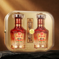 五粮液 仙林生态 英雄赋 鸿运当头 52度 500ml*2瓶 礼盒装酒水送礼