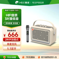 HiVi TQ53 复古蓝牙便携音箱 白色