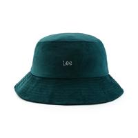 Lee 日本设计法兰绒墨绿色渔夫帽时尚遮阳男女同款