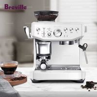 Breville BES876家用咖啡机研磨一体机意式进口意式半自动