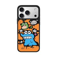 C 【裸机手感】橙底卡通小新 iPhone6-17系列苹果手机壳