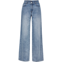 VERO MODA 莱赛尔钻饰宽松垂感牛仔裤