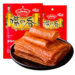 嘴巴香 辣条2包亲嘴片儿时怀旧童年麻辣解馋零食小吃老式手撕大辣片