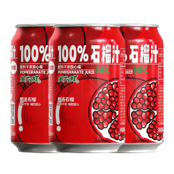 笑为鲜 100%NFC石榴汁 320mL*6罐