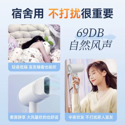 奥克斯 电吹风机宿舍用学生800w小功率负离子护发吹风筒低音速吹干