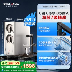 安吉尔 政府补贴安吉尔净水器家用直饮RO反渗透过滤净水机玉龙Pro1000G